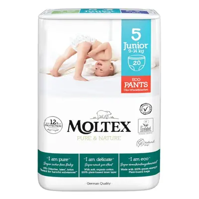 Moltex Pure & Nature Junior Size 5 eldobható nadrágpelenkák 9-14 kg 20 db