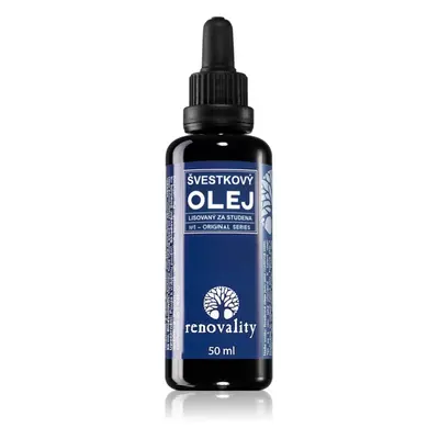 Renovality Original Series Cold-Pressed Plum Oil arcolaj száraz és érzékeny bőrre 50 ml