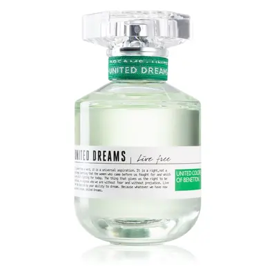 Benetton United Dreams for her Live Free Eau de Toilette hölgyeknek 50 ml