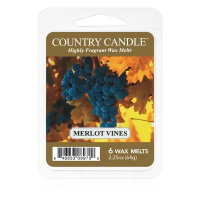 Country Candle Merlot Vines illatos viasz aromalámpába 64 g