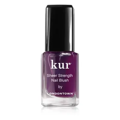 LONDONTOWN Kur Sheer Strength Nail Blush feszesítő és világosító színezett bőrápoló körmökre árn