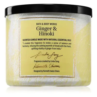 Bath & Body Works Ginger & Hinoki illatgyertya 411 g