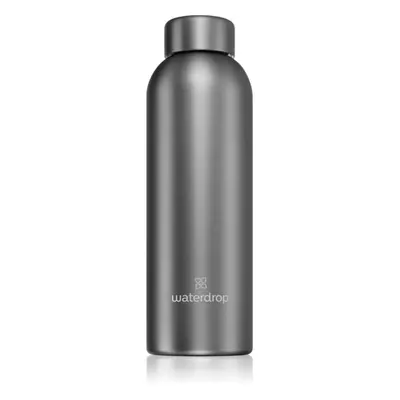 Waterdrop Thermo Steel Metal rozsdamentes kulacs szín Charcoal 600 ml