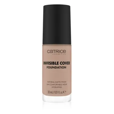 Catrice Invisible Cover Foundation hosszan tartó és erősen fedő alapozó matt hatással árnyalat 0