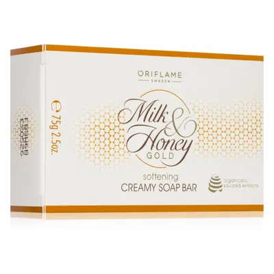 Oriflame Milk & Honey Gold Grand Celebration Szilárd szappan hidratáló hatással 75 g