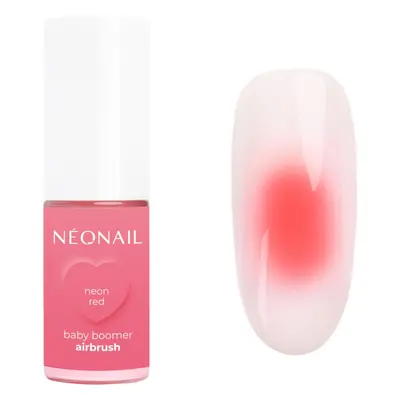 NEONAIL Baby Boomer Airbrush színes púder körmökre árnyalat Neon Red 5 g