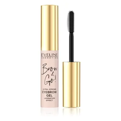 Eveline Cosmetics Brow & Go! szemöldökzselé extra erős fixáló hatású 6 ml