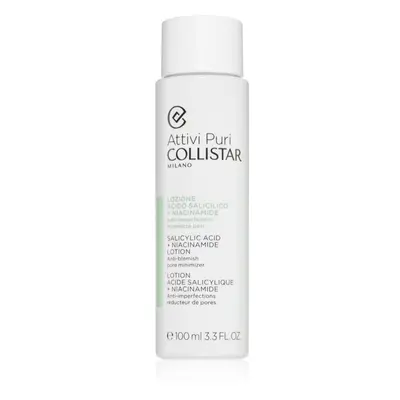 Collistar Attivi Puri Salicylic Acid + Niacinamide arc toner és emulzió a pórusok méretének csök