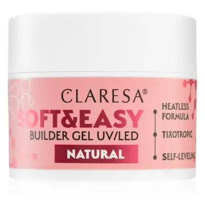 Claresa Soft&Easy Builder Gel alaplakk körmökre árnyalat Natural 45 g