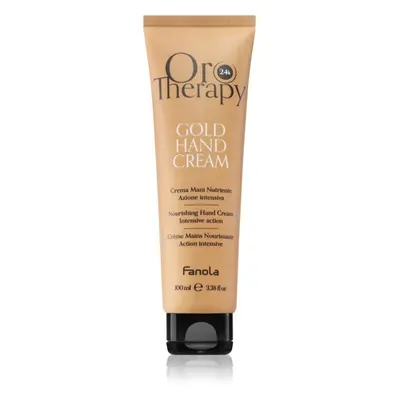 Fanola Oro Therapy Gold Hand Cream hidratáló és tápláló krém 24 karátos arannyal 100 ml