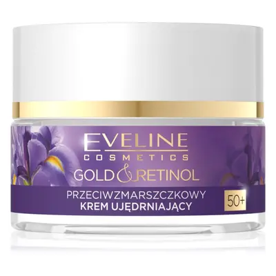 Eveline Cosmetics Gold & Retinol feszesítő krém a ráncok ellen 50+ 50 ml