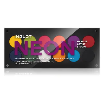 Inglot Makeup Artist Studio Palette szemhéjfesték paletta árnyalat NEON 18,7 g