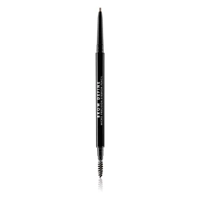 MUA Makeup Academy Brow Define precíz szemöldökceruza kefével árnyalat Light Brown 0,3 g