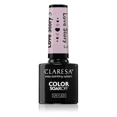 Claresa SoakOff UV/LED Color Love Story géles körömlakk árnyalat 3 5 g