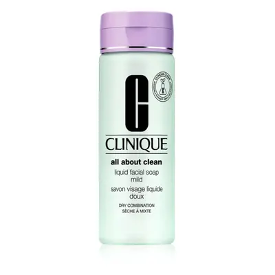 Clinique Liquid Facial Soap Mild folyékony szappan száraz és kombinált bőrre 200 ml