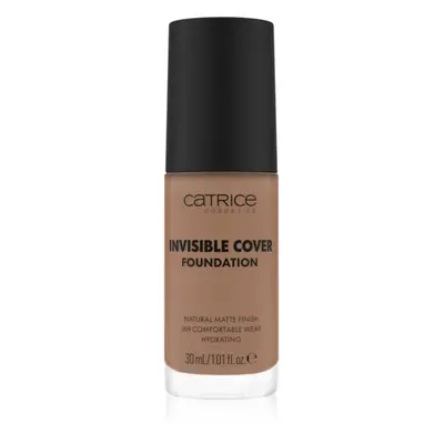 Catrice Invisible Cover Foundation hosszan tartó és erősen fedő alapozó matt hatással árnyalat 0