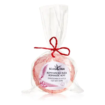 Soaphoria Romantic Rose antistressz fürdőgolyó regeneráló hatással 85 g