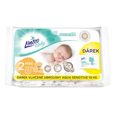 Linteo Baby Premium Mini eldobható pelenkák 3-6kg 5 db