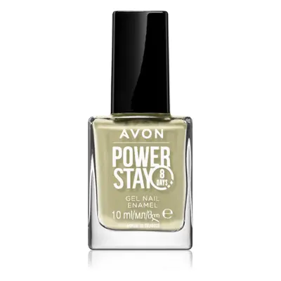 Avon Power Stay hosszantartó körömlakk árnyalat Crystals & Sage 10 ml