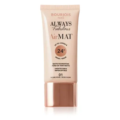 Bourjois Air Mat mattító alapozó árnyalat 01 Rose Ivory 30 ml