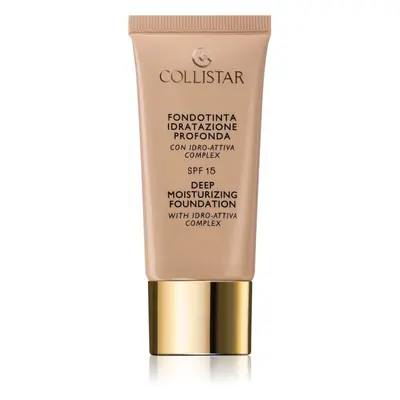 Collistar Deep Moisturizing Foundation hidratáló alapozó SPF 15 árnyalat 4 30 ml