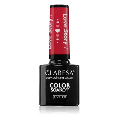 Claresa SoakOff UV/LED Color Love Story géles körömlakk árnyalat 7 5 g