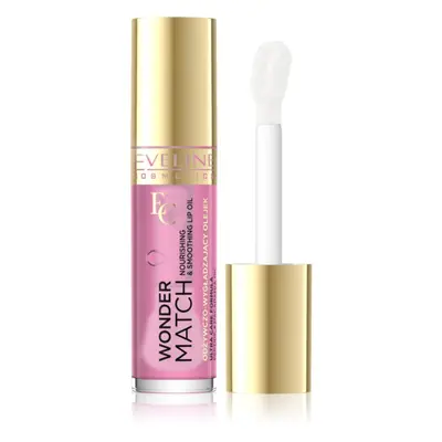 Eveline Cosmetics Wonder Match tápláló olaj az ajkakra árnyalat 02 Delicate Rose 5 ml