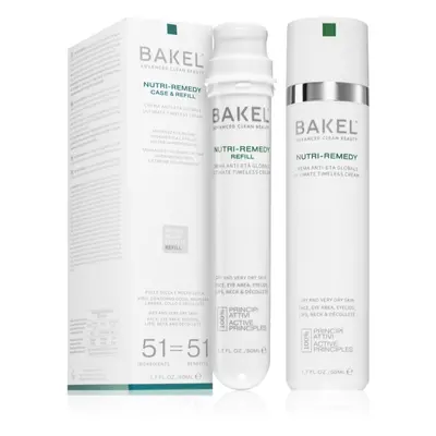 Bakel Nutri-Remedy Case & Refill ránctalanító arckrém nagyon száraz bőrre + utántöltő 50 ml