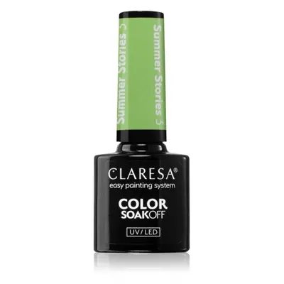 Claresa SoakOff UV/LED Color Summer Stories géles körömlakk árnyalat 3 5 g