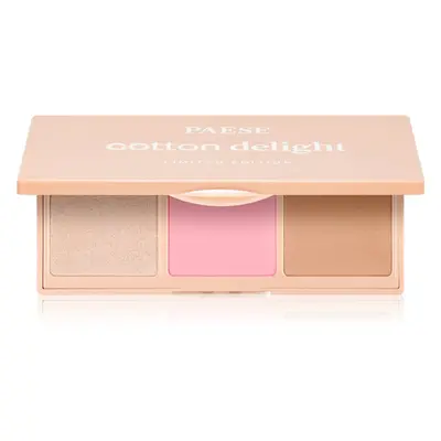 Paese Cotton Delight Contour Palette Púderes highlight és kontúr paletta árnyalat 01 Pink 9 g