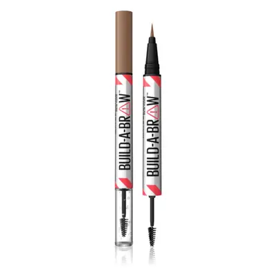 MAYBELLINE NEW YORK Build-A-Brow Kétoldalú szemöldök ceruza a formáért és a fixálásért árnyalat 