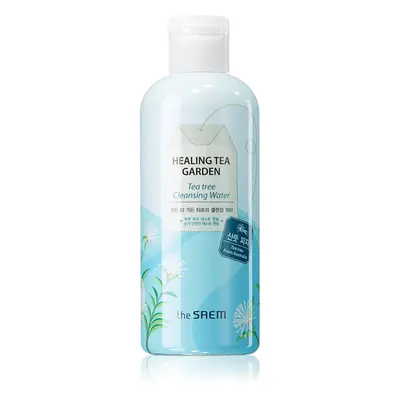 The Saem Healing Tea Garden Tea Tree gyengéden tisztító víz zsíros bőrre 300 ml