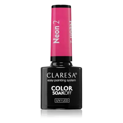 Claresa SoakOff UV/LED Color Neon géles körömlakk árnyalat 2 5 g