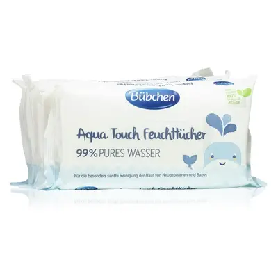 Bübchen Aqua Touch nedves törlőkendők gyermekeknek 3x48 db