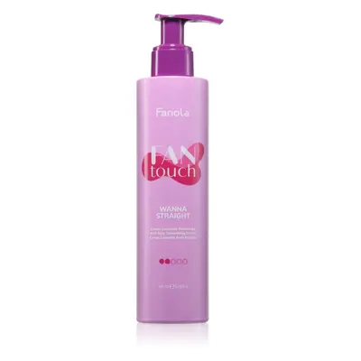 Fanola FAN touch Wanna Straight simító hajkrém töredezés ellen 200 ml