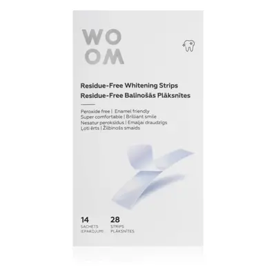 WOOM Residue-Free Whitening Strips fehérítő fogselyem 28 db