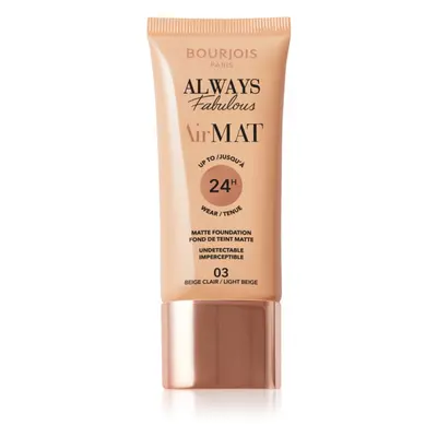 Bourjois Air Mat mattító alapozó árnyalat 03 Light Beige 30 ml