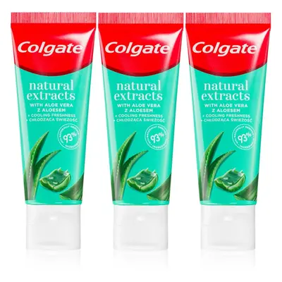 Colgate Natural Extracts Aloe Vera fogkrém gyógynövényekkel 3x75 ml