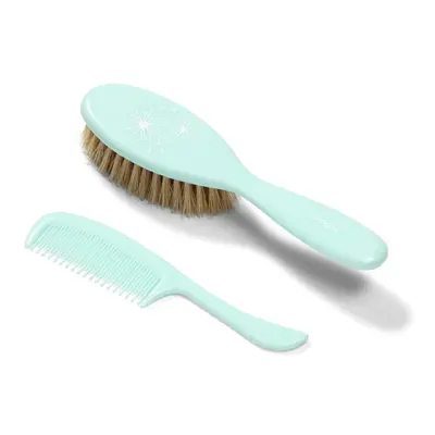 BabyOno Hair Brush hajkefe gyermekeknek Mint 2 db