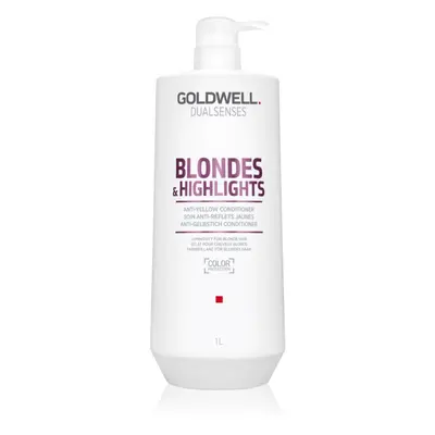 Goldwell Dualsenses Blondes & Highlights kondicionáló szőke hajra semlegesíti a sárgás tónusokat