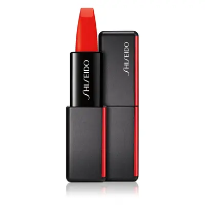 Shiseido ModernMatte Powder Lipstick matt púderes ajakrúzs árnyalat 509 Flame (Geranium) 4 g