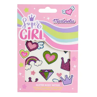 Martinelia Super Girl Glitter Body Tatto tetoválás gyermekeknek 1 db