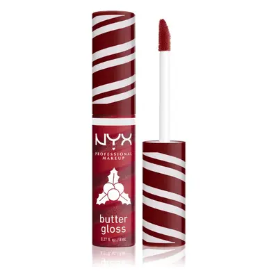 NYX Professional Makeup Holiday Butter Gloss ajakfény árnyalat Peppermint Swirl 8 ml