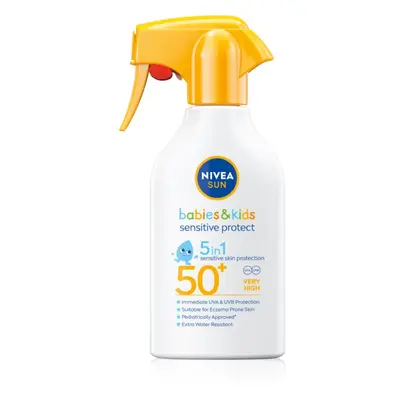 Nivea SUN Babies & Kids gyermek spray a napozáshoz SPF 50+ 270 ml