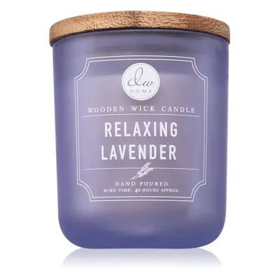 DW Home Signature Relaxing Lavender illatgyertya fa kanóccal 340 g