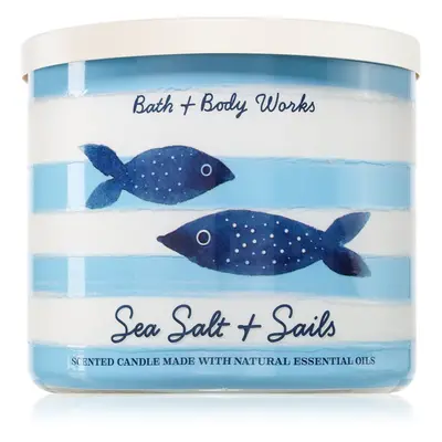 Bath & Body Works Sea Salt & Sails illatgyertya 411 g