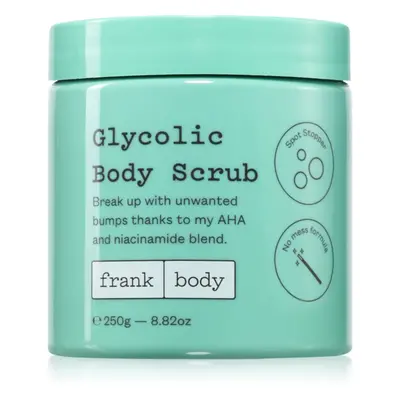 Frank Body Glycolic testpeeling A.H.A.-val (Alpha Hydroxy Acids) 250 g