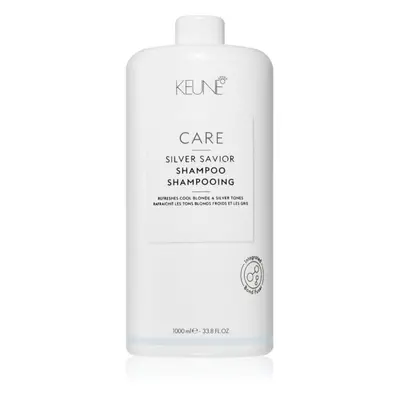 Keune Care Silver Savior Shampoo sampon a sárga tónusok neutralizálására 1000 ml