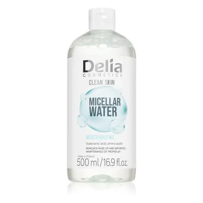 Delia Cosmetics Clean Skin micellás víz hidratáló hatással 500 ml