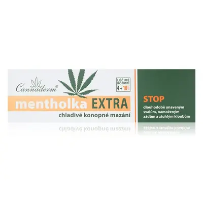 Cannaderm Mentholka EXTRA cooling lubrication kenderes hűsítő gél mentollal 150 ml